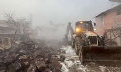 Kış ortasında evsiz kaldılar