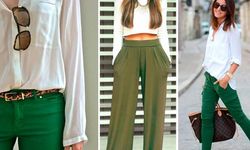 Yeşil pantolon üstüne ne giyilir? Yeşil pantolon üstüne ne gider? İşte en güzel kombin önerileri!