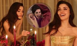 Hande Erçel 2026’ya yine üzümlerle girmiş... Masa altı ritüelini özel paylaştı