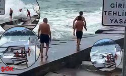 Lodos yüzücülerin bacaklarını kırdı: Caddebostan Sahili’nde dehşeti yaşadılar