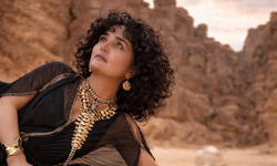 Fadik Sevin Atasoy çölde dünya yıldızlarıyla buluştu!