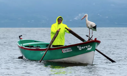 15. yılda da Adem Amca'yı unutmadı! Yaren Leylek yeniden geldi