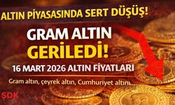 Altın fiyatlarında sert düşüş! Gram altın geriledi: 16 Mart 2026 gram, çeyrek, yarım ve Cumhuriyet altını fiyatları