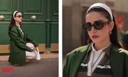 Özge Gürel’den Paris’te olay stil! Moda haftasında tüm bakışlar onda