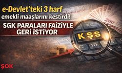 e-Devlet’teki 3 harf emekli maaşlarını kestirdi! SGK paraları faiziyle geri istiyor