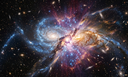 Milyarlarca ışık yılı uzakta dev çarpışma! Dünyanın en eski sırrı çözülüyor mu?