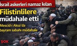 Bayram sabahı şok müdahale! Aksa’da namaz kılanlara saldırı