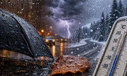 Meteoroloji alarm verdi! Kar ve sağanak Türkiye’yi vuracak