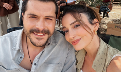 Alperen Duymaz ve Özge Yağız setten paylaştı: Kalpler eridi!