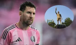 Lionel Messi için dikilen dev heykel kaldırıldı! Nedeni bakın neymiş
