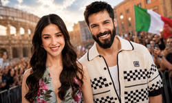 Özge Gürel ve Serkan Çayoğlu'na İtalya'da sevgi seli: Hayranları salonu doldurdu