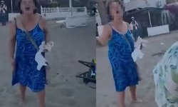 Anne ve kızına plajda hakaret ettiği öne sürülen kadın tutuklandı
