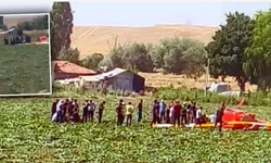 SON DAKİKA I Ankara'da eğitim helikopteri tarlaya çakıldı! Yaralılar var