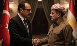 MİT Başkanı İbrahim Kalın, Erbil'de KDP lideri Mesut Barzani ile görüştü