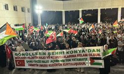 Filistin konvoyu Konya'da: Bosna Hersek'ten gelen destek mesajı
