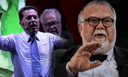 Ahmet Özer konuşurken Celal Şengör sahneye daldı! Saatini gösterip noktayı koydu
