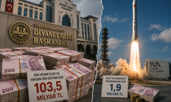 Uzaya 1,9 milyar, din hizmetlerine 103,5 milyar TL! İşte 7 aylık bütçe tablosu