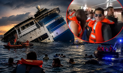 Gemi alabora olmadan hemen önce... İçerideki panik anlarının görüntüleri ortaya çıktı