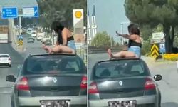 Seyir halindeki otomobilde yaptıkları pahalıya patladı: İkisi de gözaltında