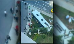 Zeytinburnu'nda dehşet anları: İETT otobüsü sitenin bahçesine uçtu!