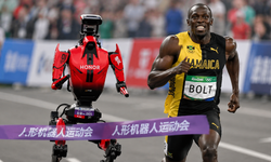Usain Bolt'u bile geçti! İnsansı robotun hızı şaşkına çevirdi