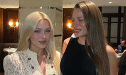 Serenay Sarıkaya hayranıyla yan yana geldi! O fotoğraf X'te 'Kim daha güzel?' tartışması başlattı