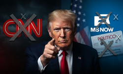 Trump'tan CNN, MS NOW ve Politico'ya Beyaz Saray yasağı!