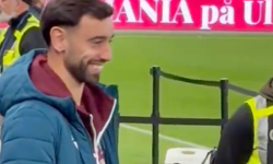 Bruno Fernandes'e 'Galatasaray'a gel' diye seslendi! Yıldız futbolcunun tepkisi kamerada