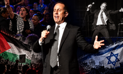 Gazze'deki ölümler hatırlatıldı, Jerry Seinfeld sahnede dans etmeye başladı!