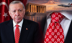 Erdoğan’ın 29 Ekim kravatına yakından bakınca ortaya çıktı! Desenlerin sırrı KAAN