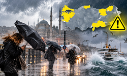 Meteoroloji haritayı sarıya boyadı! İstanbul dahil 11 kente sağanak ve fırtına uyarısı