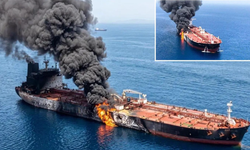 2 milyon varil petrol taşıyordu: Hürmüz'de dev tanker mayına çarptı!