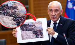 Parlamentoda skandal: Gazze'de soykırım olmadığını savunurken Gazze fotoğrafını Sudan diye gösterdi!