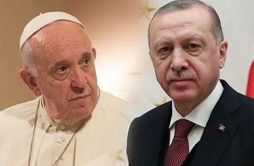 Cumhurbaşkanı Erdoğan, Papa ile görüştü