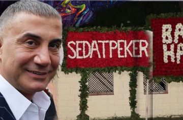 Sedat Peker her yere yetişiyor: Kocaman çelenk yolladı