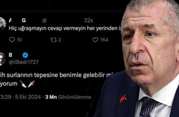 Ümit Özdağ'dan kadına ölüm tehditine sert tepki: Ben gelirim ve seni...