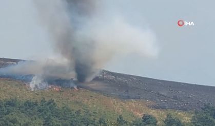 Portekiz’de orman yangını sırasında alev hortumu oluştu