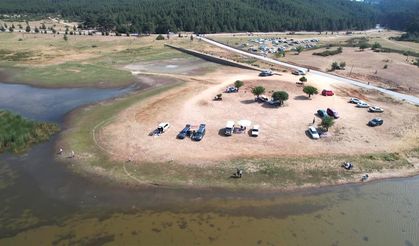 Süleymanlı Yayla Gölü kuruyor