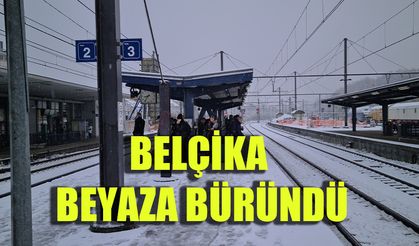 Belçika beyaza büründü