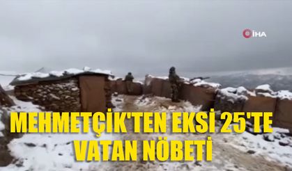 Mehmetçik'ten eksi 25'te vatan nöbeti