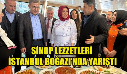 Sinop lezzetleri İstanbul Boğazı’nda yarıştı