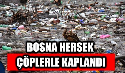 Bosna Hersek çöplerle kaplandı