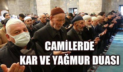 Camilerde kar ve yağmur duası