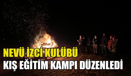 NEVÜ İzci Kulübü “Kış Eğitim Kampı” düzenledi