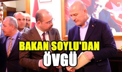 Bakan Soylu'dan övgü