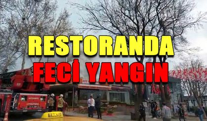 Bakırköy’de restoranda yangın