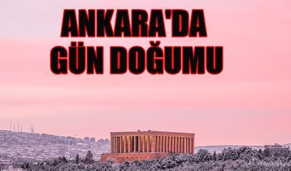 Ankara'da gün doğumu