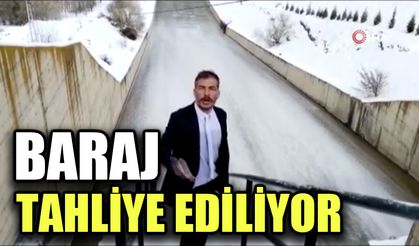 Sultansuyu Baraj suyu tahliye ediliyor