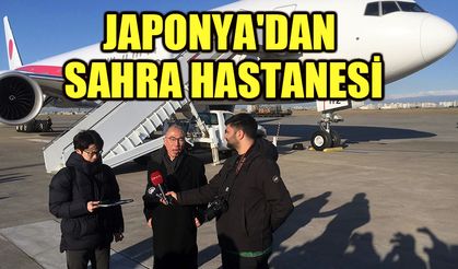 Japonya'dan sahra hastanesi