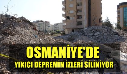 Osmaniye'de yıkıcı depremin izleri siliniyor